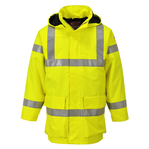 S774 Bizflame Rain Hi-Vis Multi Lite Jacket - Yellow - Size X Large