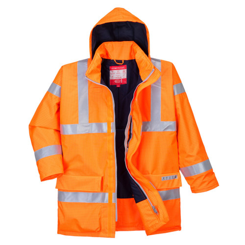 Portwest S778 High Visibility Breathable Antistatic FR Jacket (Sizes Small - XXX Large)