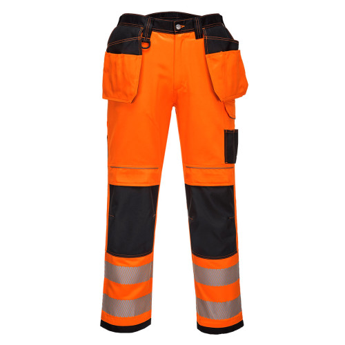 T501 PW3 Hi-Vis Holster Pocket Work Trousers - Short Leg - 28" Waist