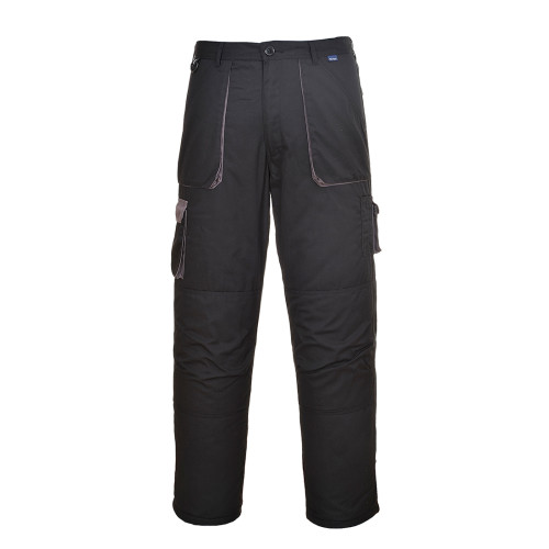 TX16 Texo Contrast Lined Trouser - Black - Size XX Large