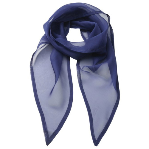PR740 Ladies Plain Scarf - Marine Blue