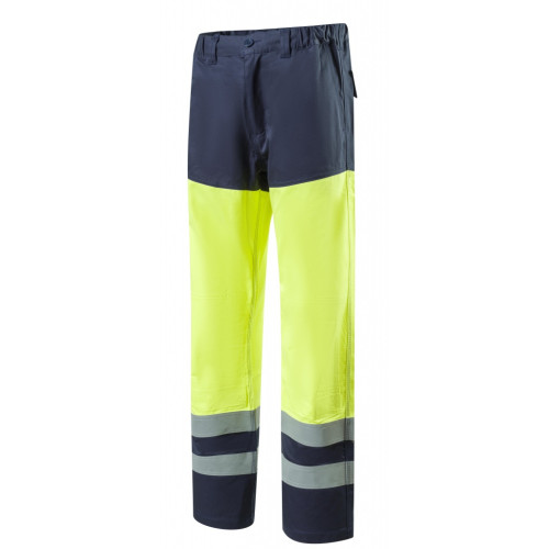 19295HV Flamebuster Xtreme Hi-Vis Trousers - Yellow/Navy - Size 30 Tall