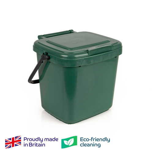 Food Waste Caddy - Green - 7 Litre