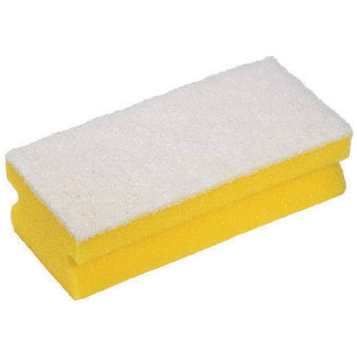 HL005 Easigrip Sponge Scouring Pads - Pack of 10 - Yellow