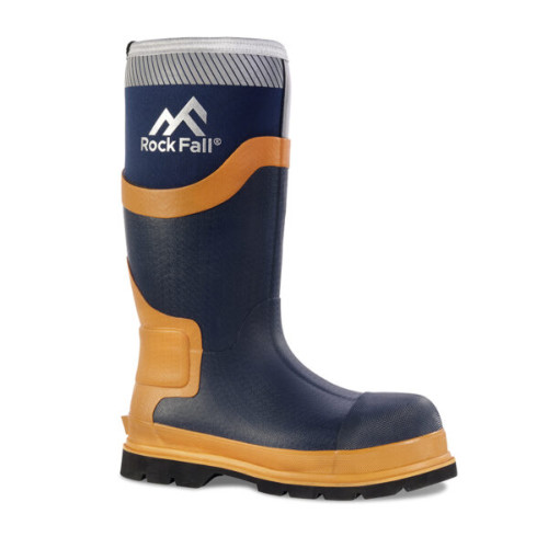 Rock Fall RF290 Slit Neoprene Safety Wellington - Size 10