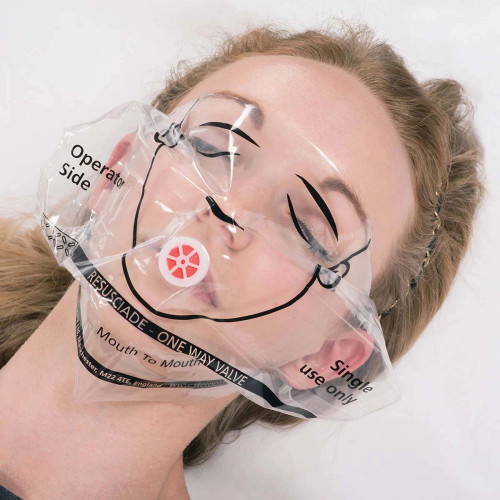 Resusciade CPR Face Shield with One-way Valve