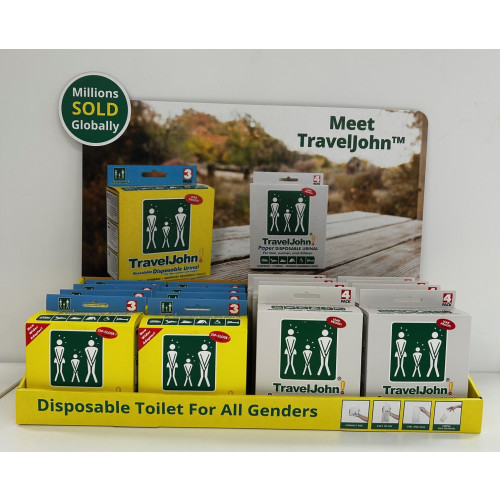 TravelJohn&acirc;&cent; Countertop Retail Display Starter Kit