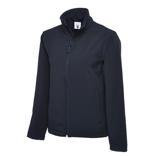 UC612 Classic Full Zip Soft Shell Jacket - Navy - Size Small