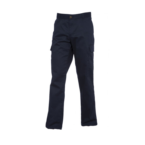 UC905 Ladies Cargo Trousers - Navy - Size 8, Regular Leg