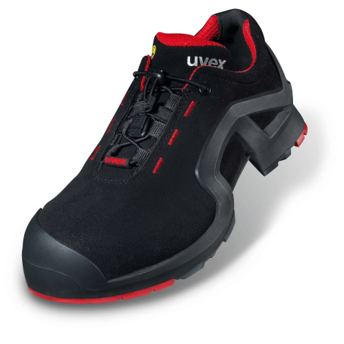 UVEX 1 X-Tended Support S3 SRC Shoe - Red/Black - Size UK9 (EU43)