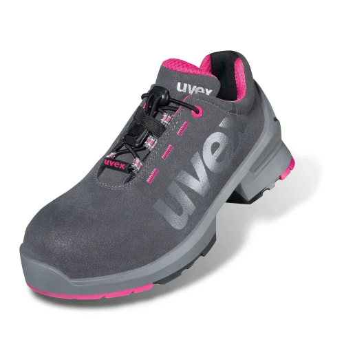 UVEX 1 Ladies S2 SRC Shoe - Grey/Pink - Size UK2, EU35