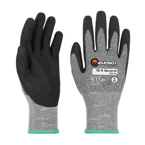 Eureka 13-4 General Nitrile Cut Resistant Glove (Sizes 8 - 11)