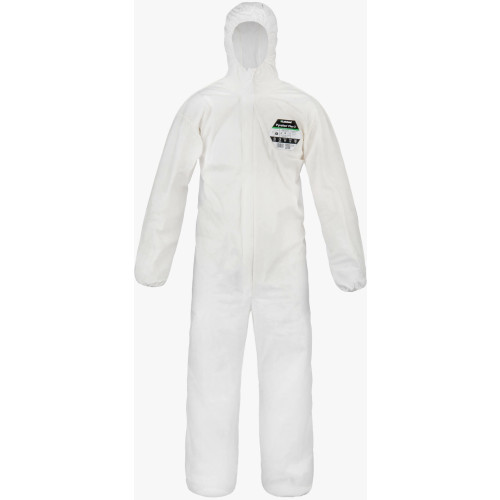 Pyrolon Plus 2 Coverall with Elastic Hood, Cuffs and Ankles - 5XL (58" Chest)