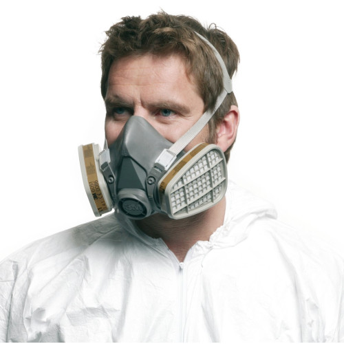 3M&acirc;&cent; 6000 Series Reusable Half Mask Respirator (Sizes Small - Large)