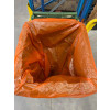 240 Litre Wheelie Bin (Green) with 50 Orange 240 Litre (Orange) 160g Sacks