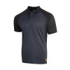 JCB Workwear Unisex Classic Collar Poloshirt - Navy / Black - Size Small