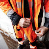 Elka Visible Xtreme Midlayer Zip-In Jacket - Orange - Size Small