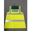 Yellow/Green Hi-Vis First Aider Waist Coat - Size Medium