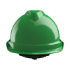 MSA V-Gard 520 Safety Helmet – Non-Vented, Green, Fas-Trac III PVC Suspension