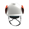 MSA V-Gard 950 Class 2 Electrical Helmet – Non-Vented, White, Fas-Trac III Foam, 4-Point Chinstrap, Extended Ear & Neck Flaps, Carry Bag