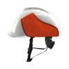 MSA V-Gard 950 Class 2 Electrical Helmet – Non-Vented, White, Fas-Trac III Foam, 4-Point Chinstrap, Extended Ear & Neck Flaps, Carry Bag