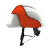 MSA V-Gard 950 Class 2 Electrical Helmet – Non-Vented, White, Fas-Trac III Foam, 4-Point Chinstrap, Extended Ear & Neck Flaps, Carry Bag