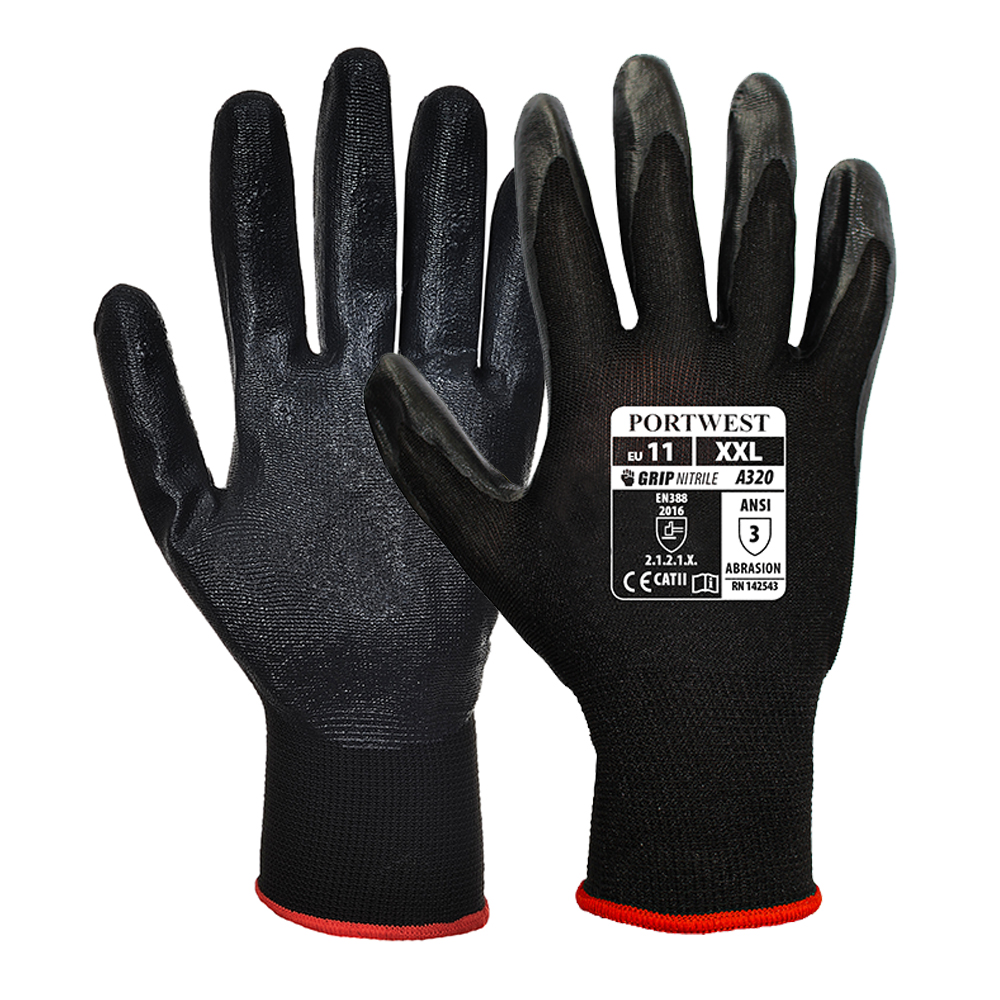 Simon Safety Portwest A320 Dexti-Grip Glove Size