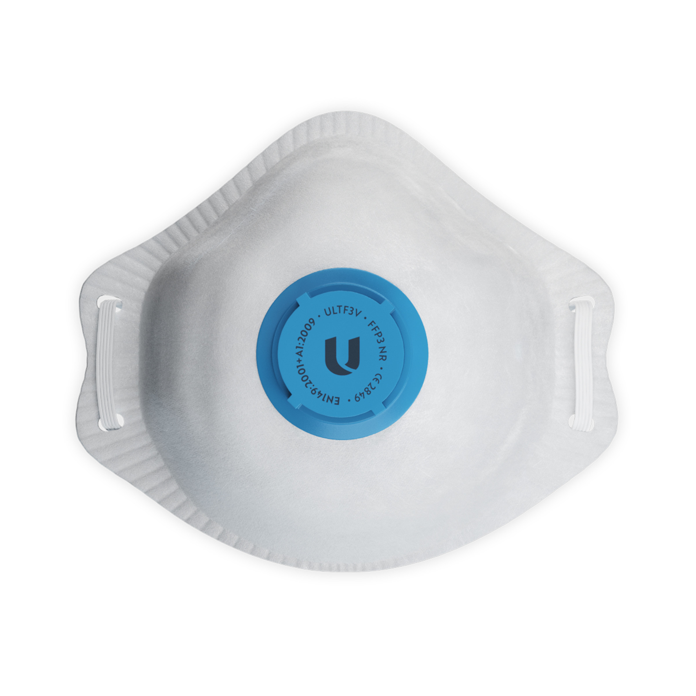 Simon Safety - Ultimo ULTF3V FFP3 Mask - Grey - Pack of 10 (Medium/Large)